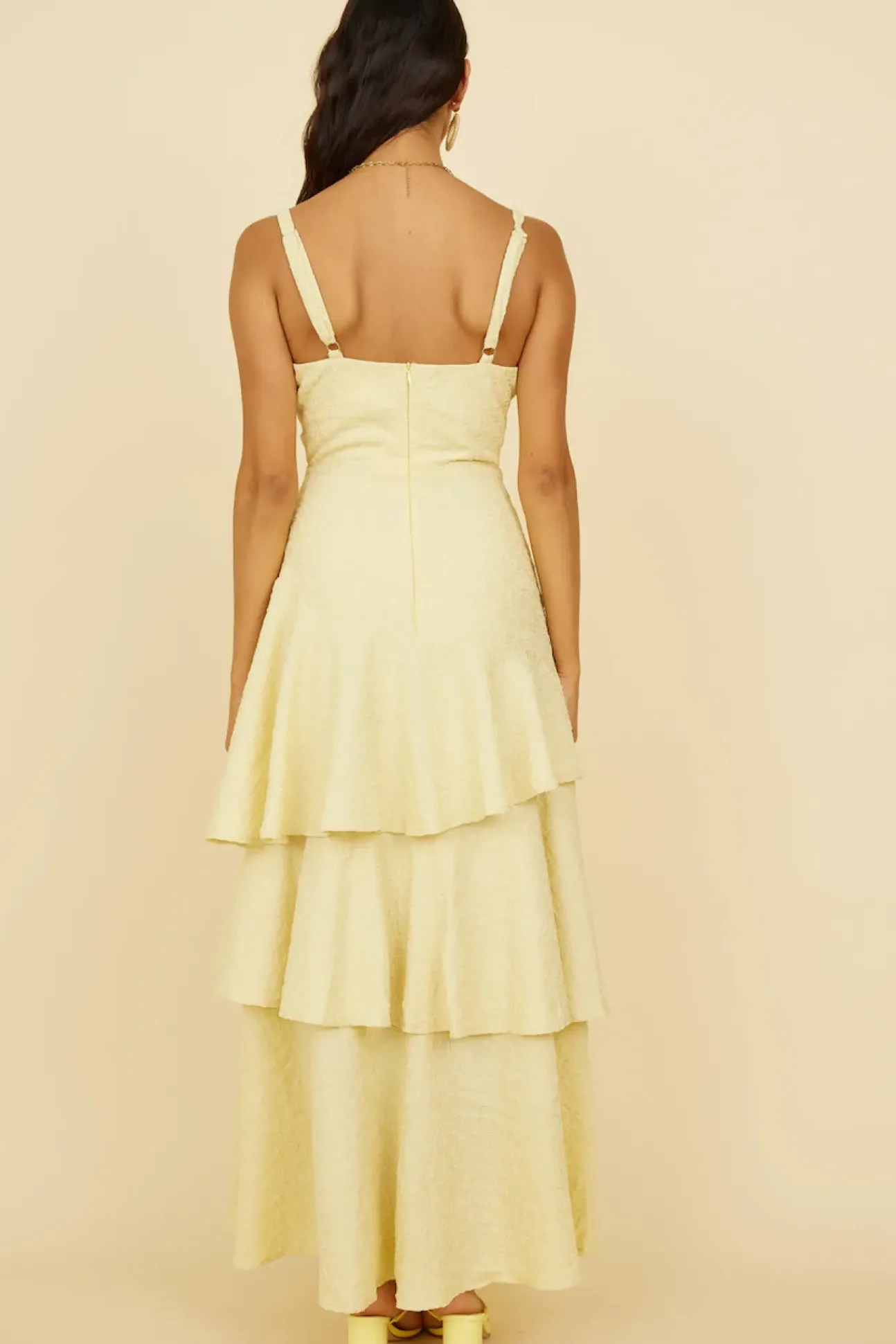 Oh Sunflower Dreams Maxi Dress Yellow