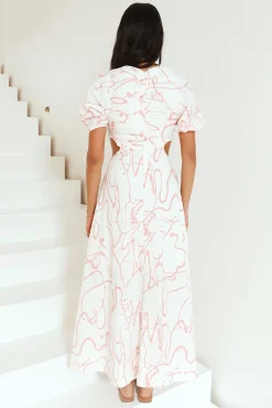 On The Move Maxi Dress Pink