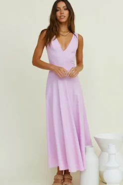Open Meadows Maxi Dress Lilac