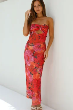 Out Of This World Maxi Dress Red