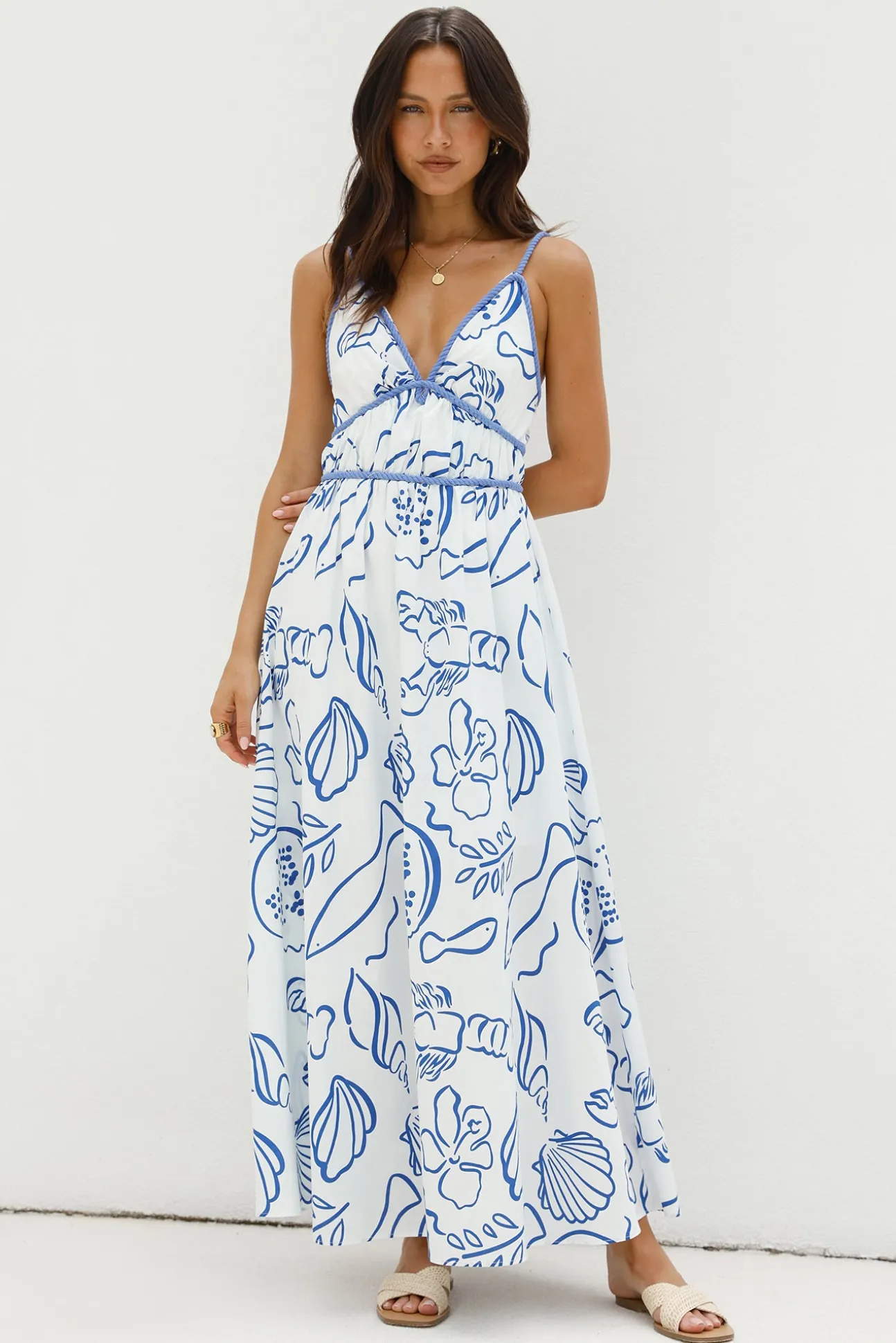 Paradise Bay Maxi Dress Blue