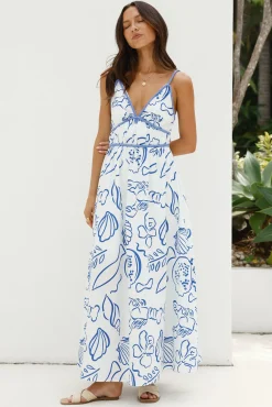 Paradise Bay Maxi Dress Blue