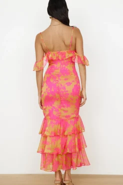 Party On Maxi Dress Pink