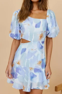 Peaceful Encounters Dress Blue