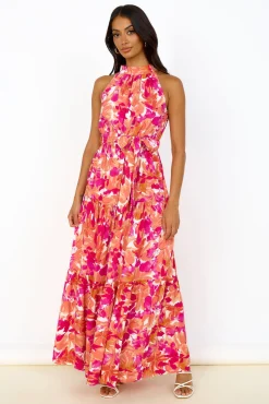 Peach Pie Maxi Dress Pink