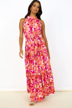 Peach Pie Maxi Dress Pink