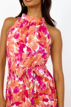 Peach Pie Maxi Dress Pink
