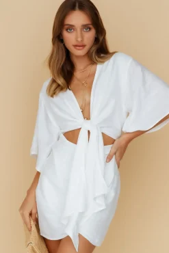 Pieces Of A Whole Dress White