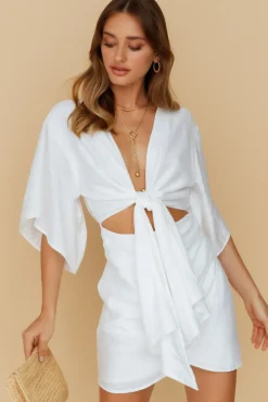 Pieces Of A Whole Dress White