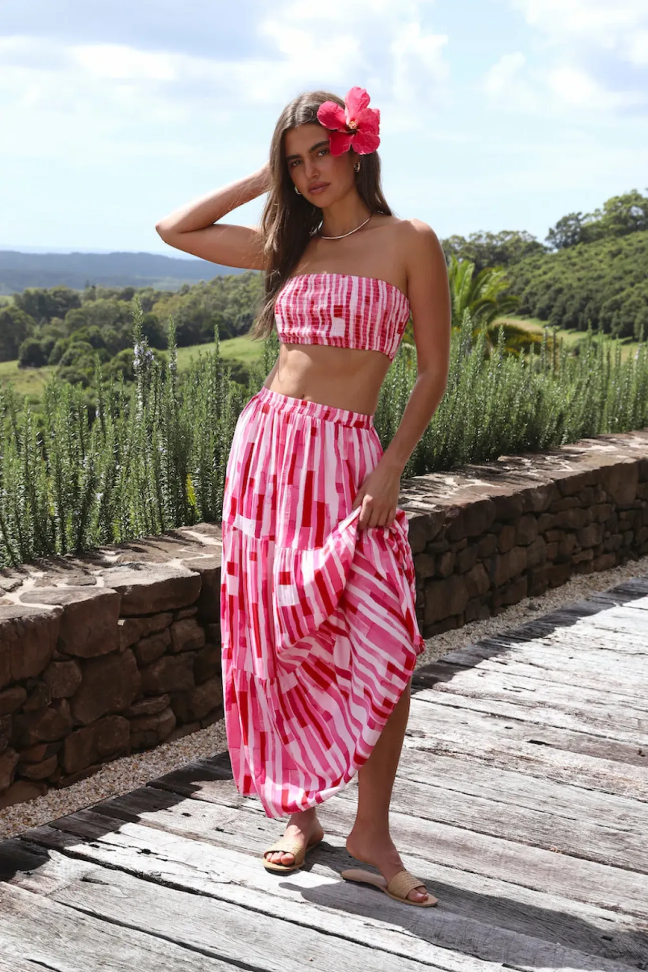 Platonic Crop Top Pink