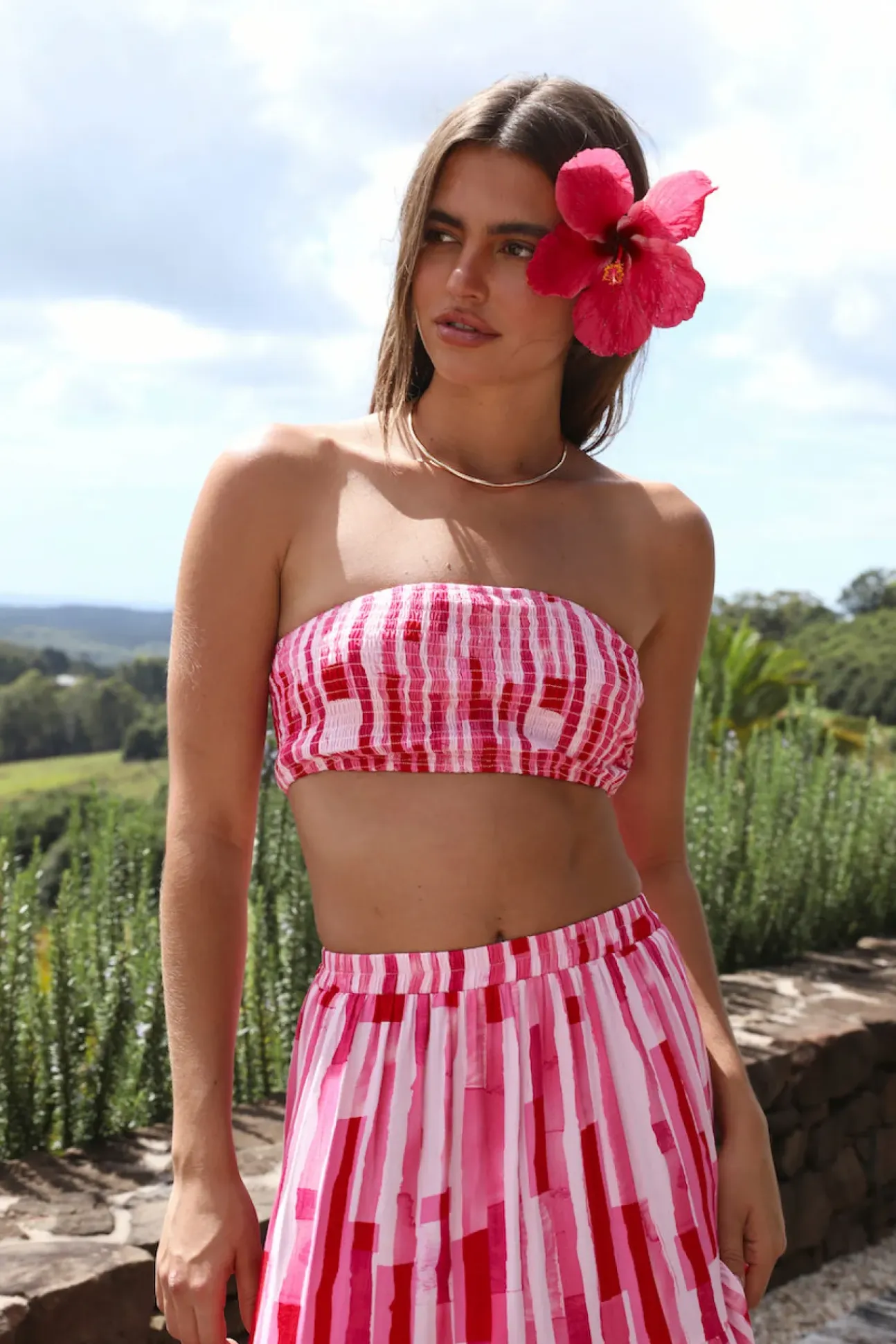 Platonic Crop Top Pink