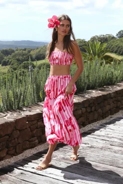 Platonic Maxi Skirt Pink