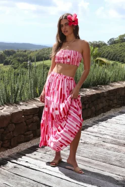 Platonic Maxi Skirt Pink