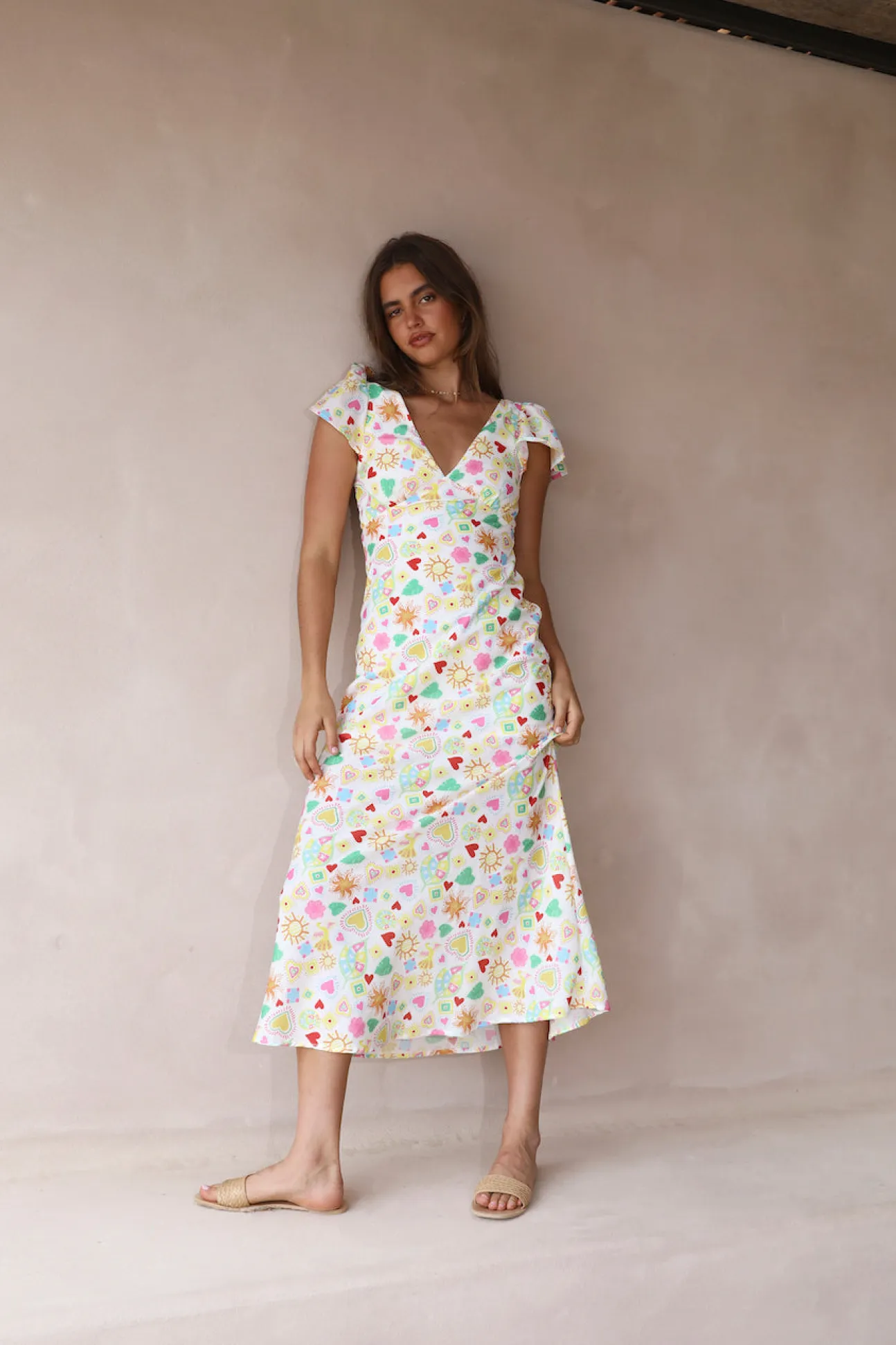Playing In The Sun Maxi Dress Multi