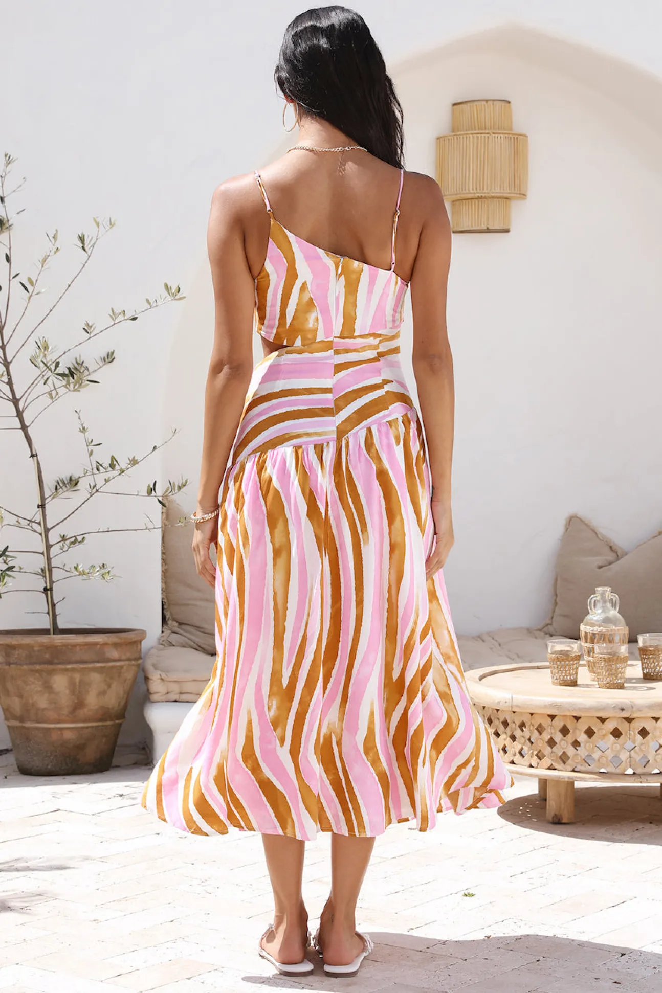 Poppy Seeds Maxi Dress Pink