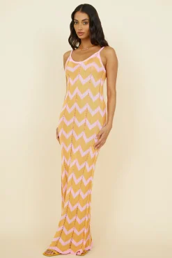 Portugal Sun Maxi Dress Pink