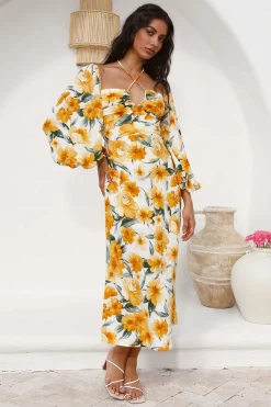 Pottery Class Maxi Dress Yellow