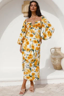 Pottery Class Maxi Dress Yellow