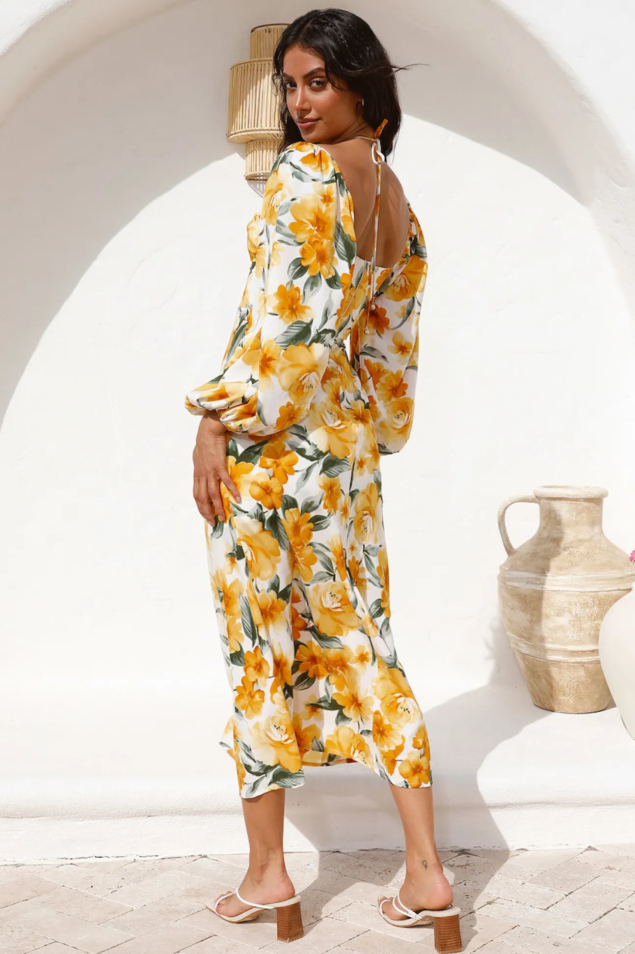 Pottery Class Maxi Dress Yellow