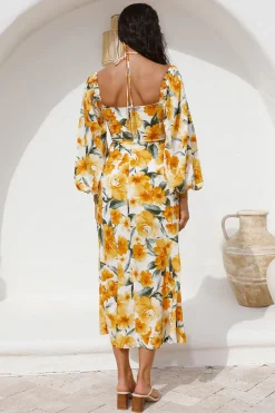 Pottery Class Maxi Dress Yellow