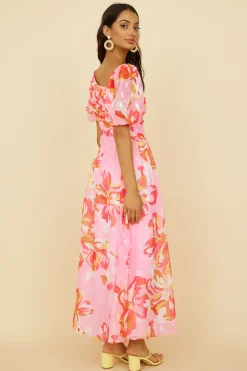 Pretty Lies Maxi Dress Pink