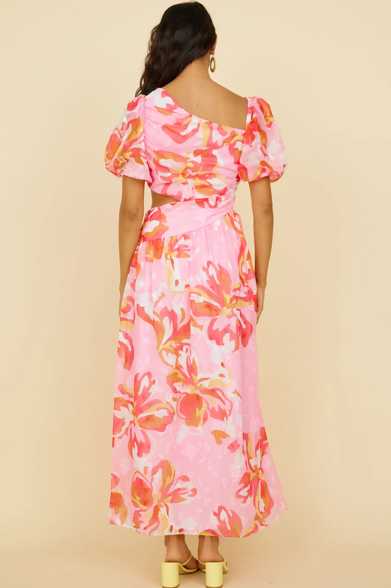 Pretty Lies Maxi Dress Pink