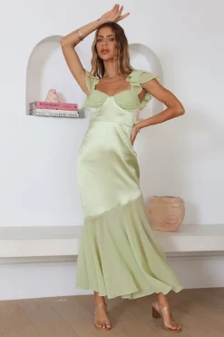 Pretty Wishes Maxi Dress Green