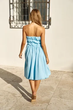 Princess Treatment Bubble Hem Midi Dress