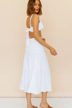 Prosecco Summers Crop Top White