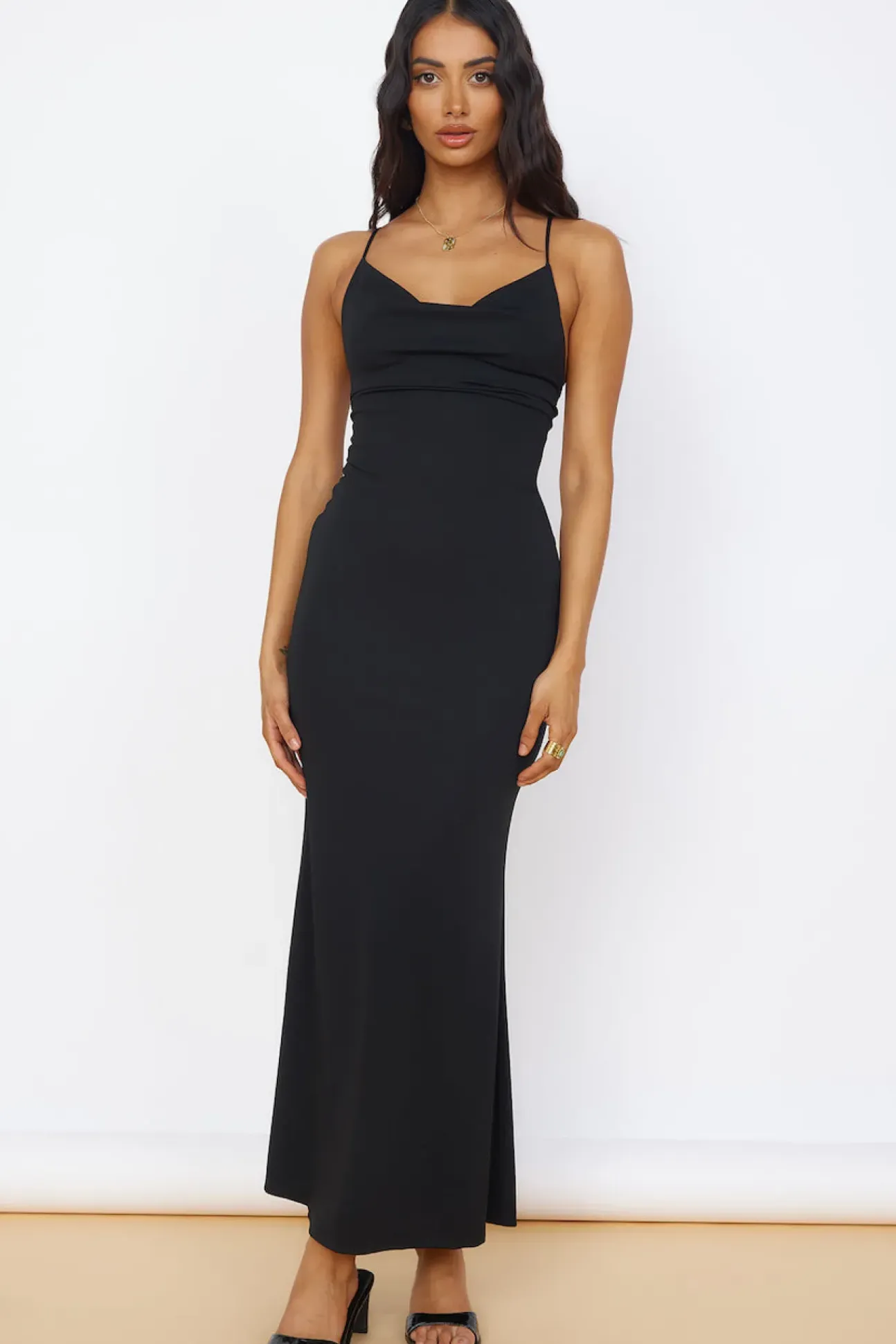 Pure Delight Maxi Dress Black