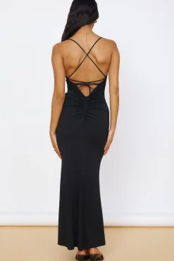 Pure Delight Maxi Dress Black