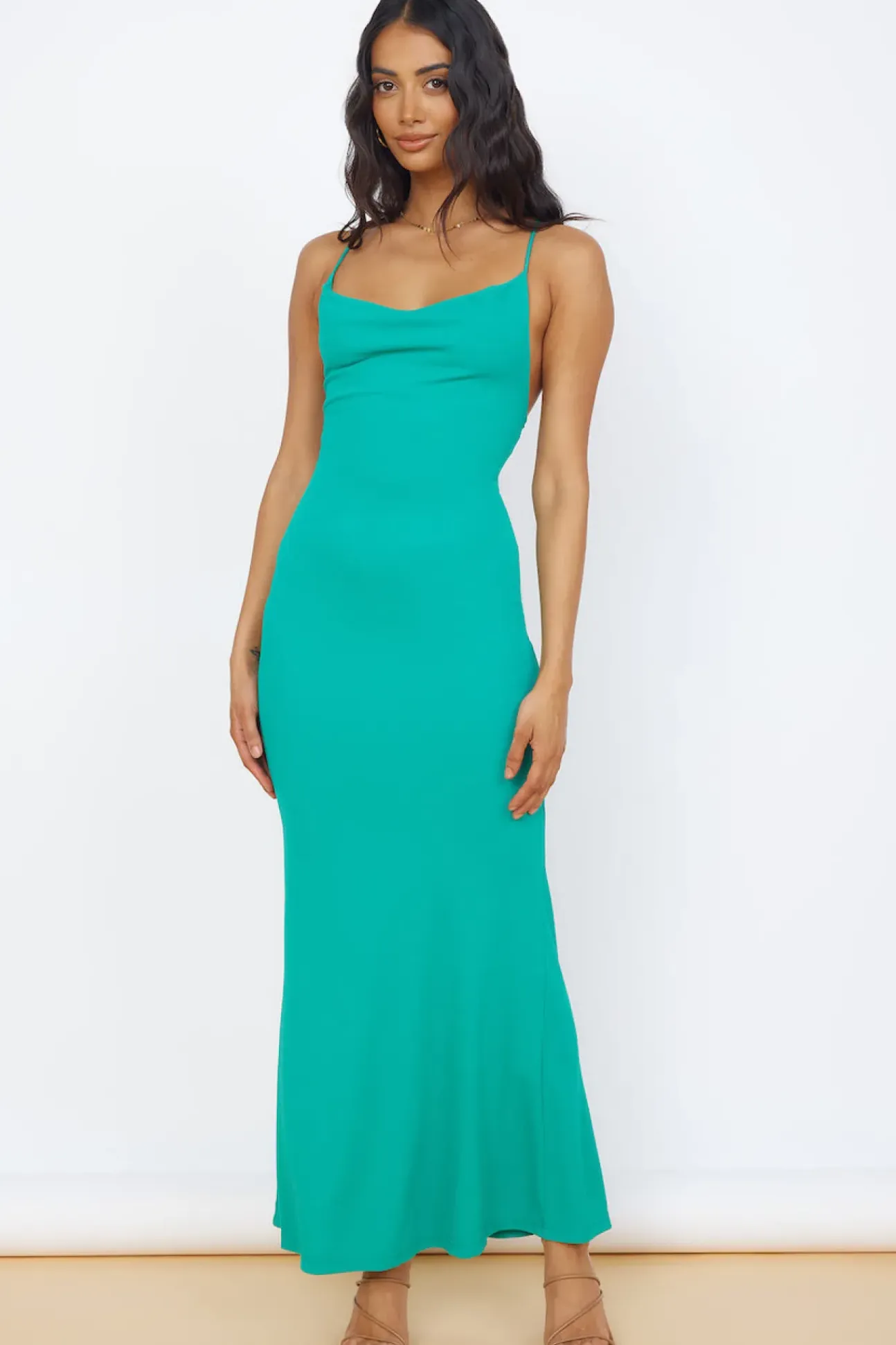 Pure Delight Maxi Dress Green