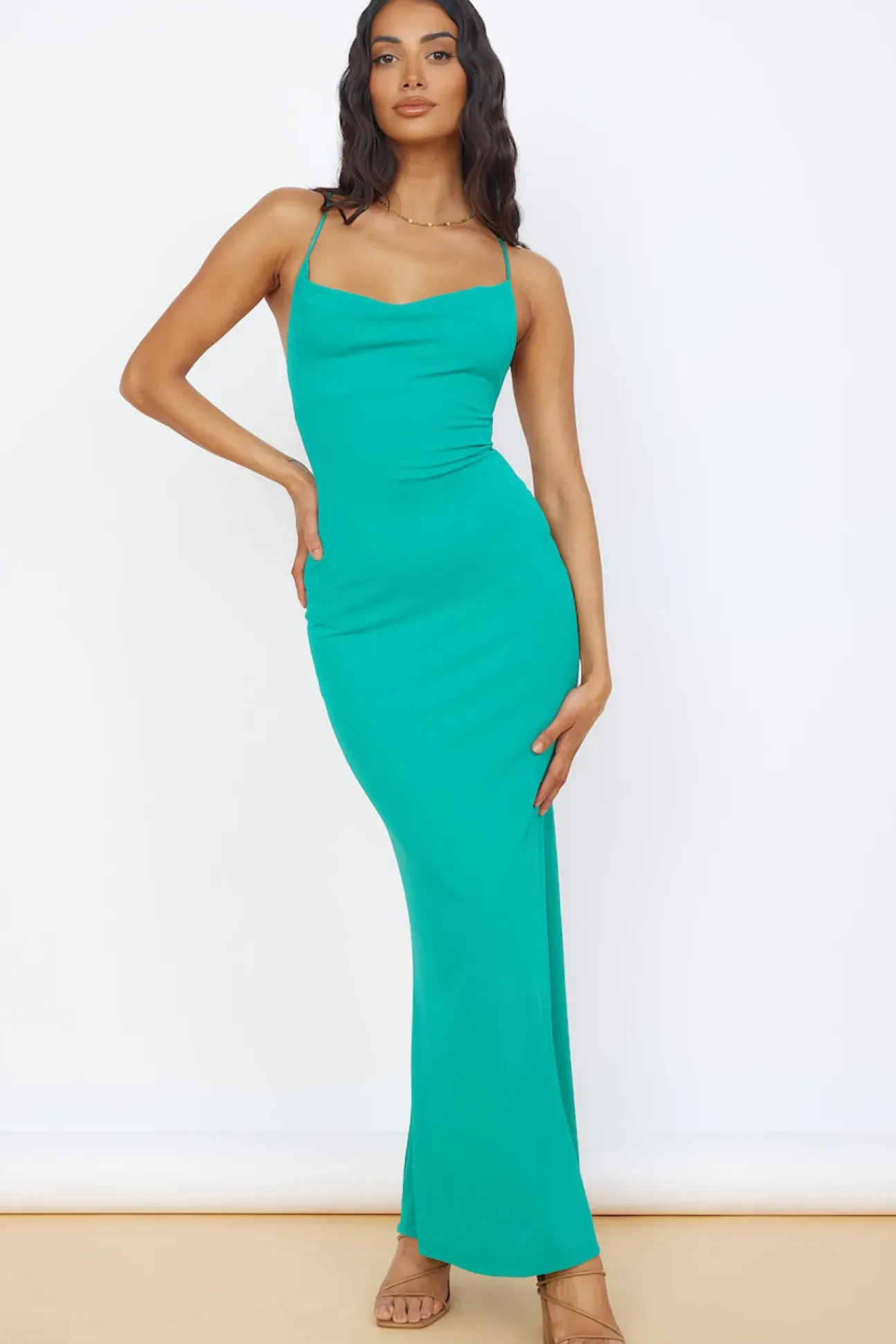 Pure Delight Maxi Dress Green