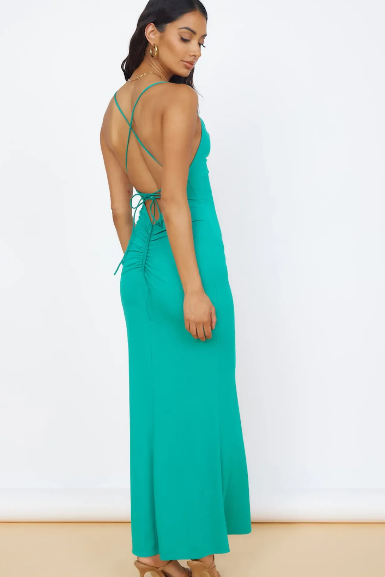 Pure Delight Maxi Dress Green