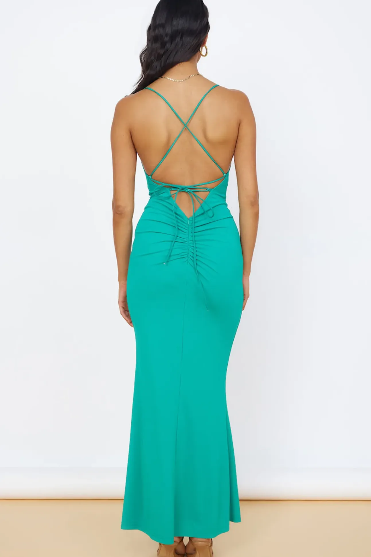 Pure Delight Maxi Dress Green