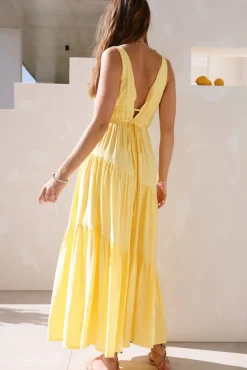 Pure Delights Maxi Dress Yellow
