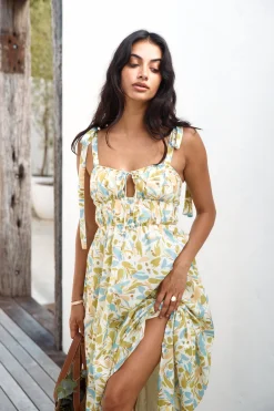 Rainforest Wander Maxi Dress Green