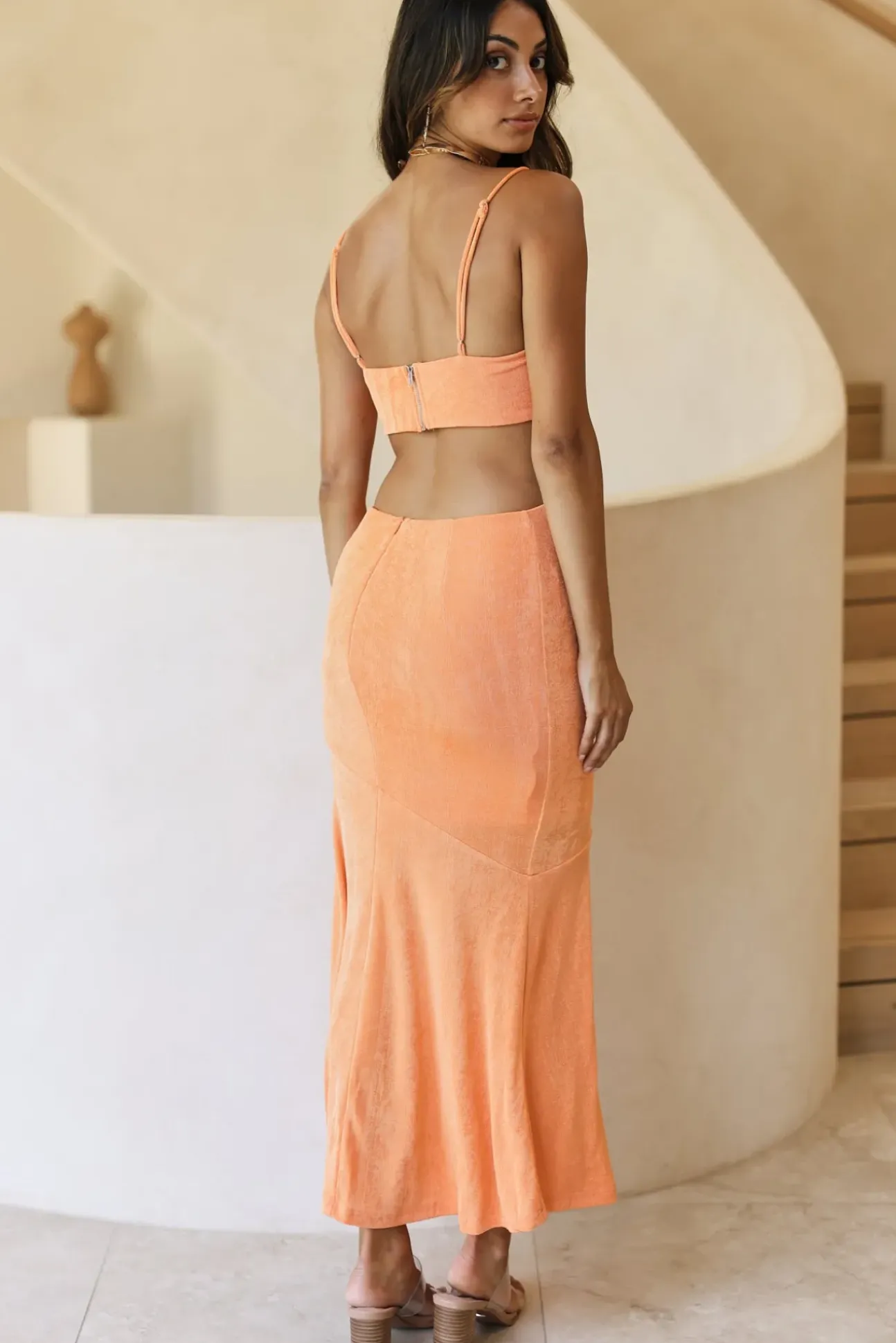 Reflection Maxi Dress Orange