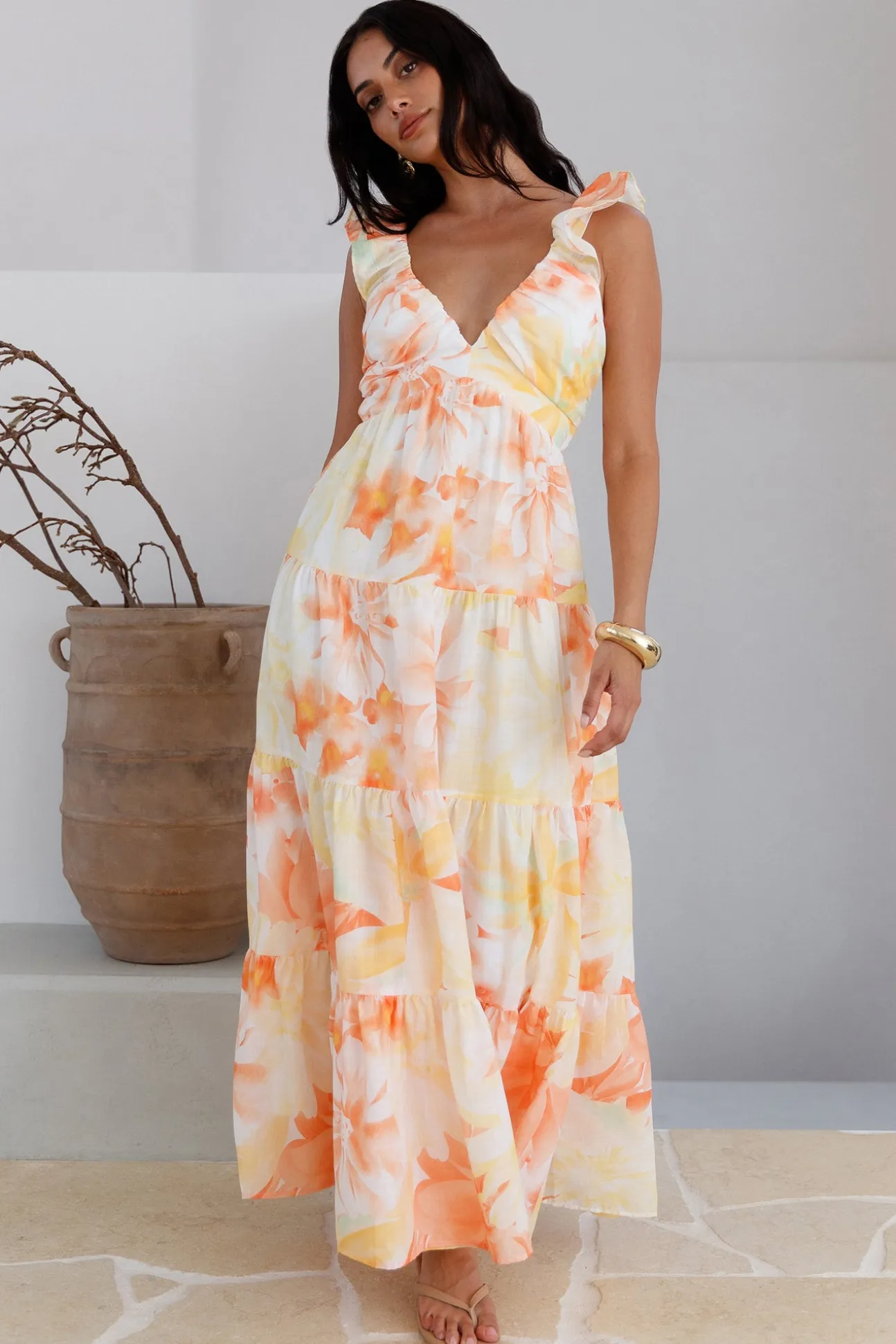 Regella Maxi Dress Yellow