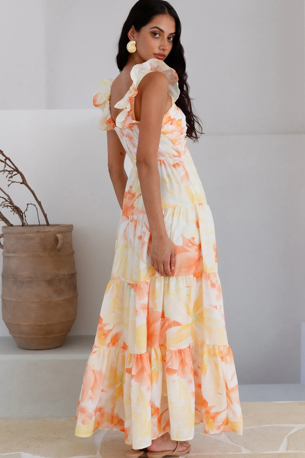 Regella Maxi Dress Yellow
