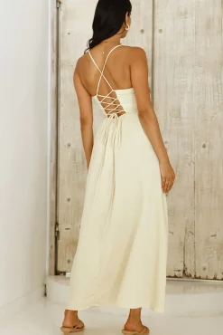 Remember Me Maxi Dress Yellow