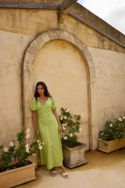 Remi Rounds Maxi Dress Green