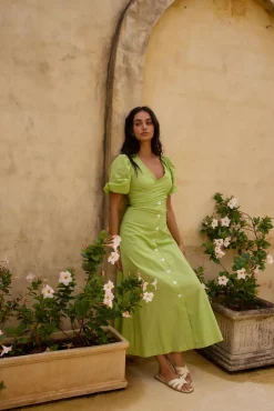 Remi Rounds Maxi Dress Green