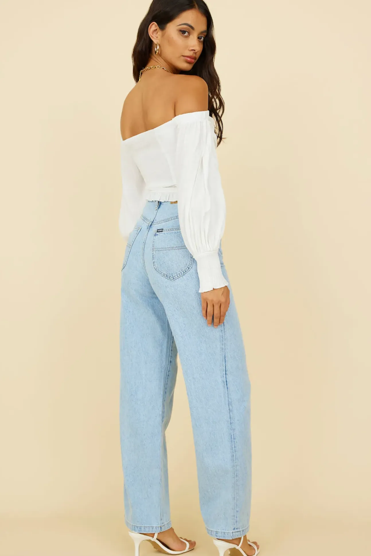 RIDERS BY LEE Hi Wide Leg Blue Essence
