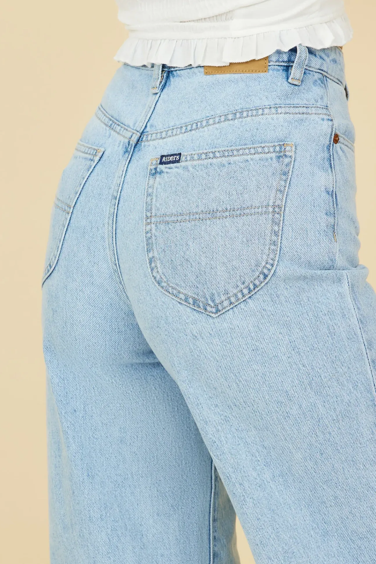 RIDERS BY LEE Hi Wide Leg Blue Essence