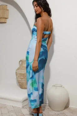 Right Here Maxi Dress Blue