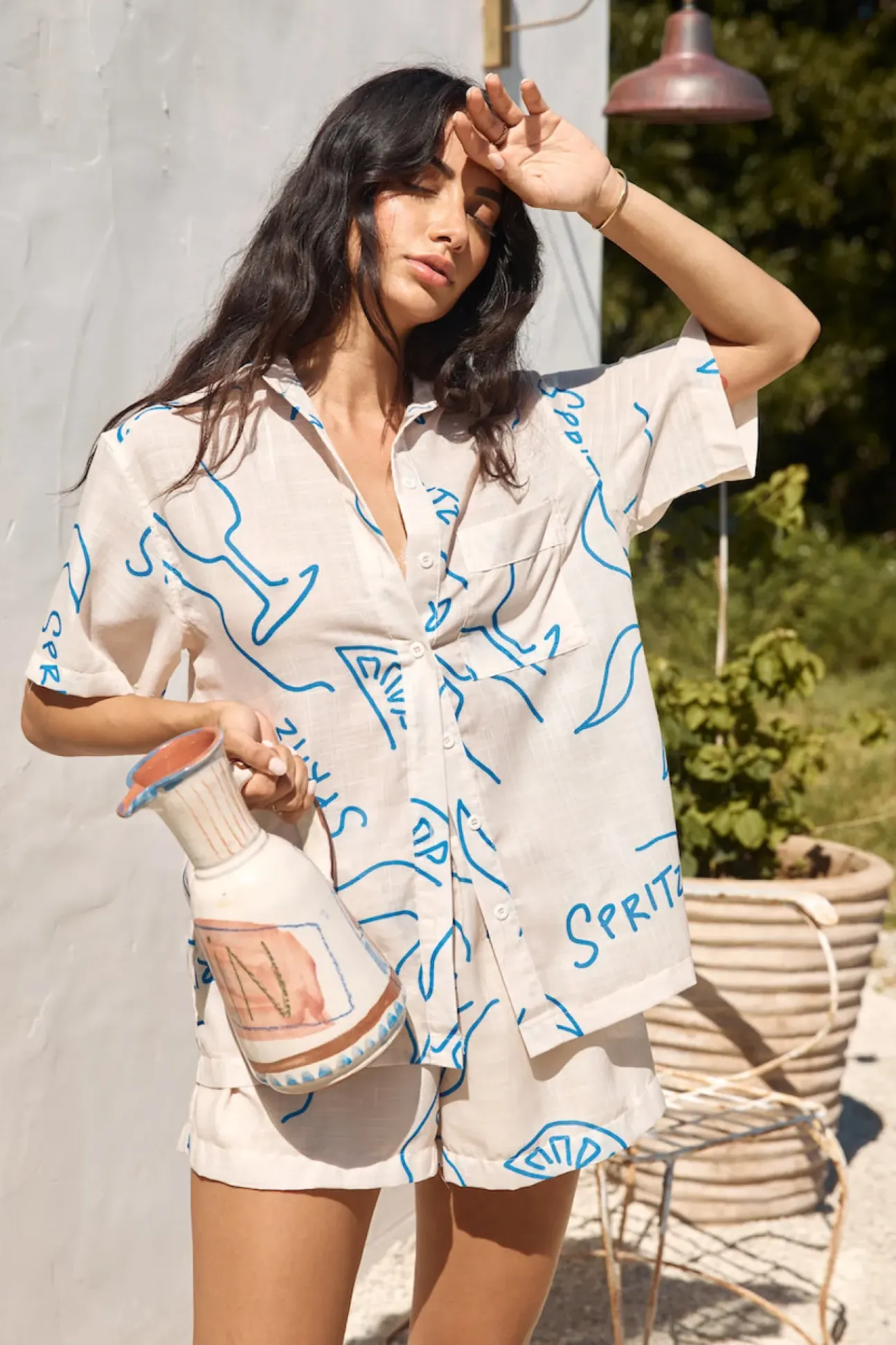 Roaming Around Shirt Blue