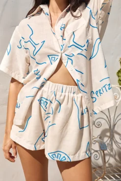 Roaming Around Shorts Blue