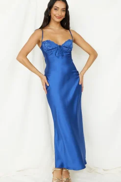 Roaming Girl Maxi Dress Blue