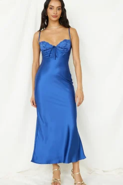 Roaming Girl Maxi Dress Blue